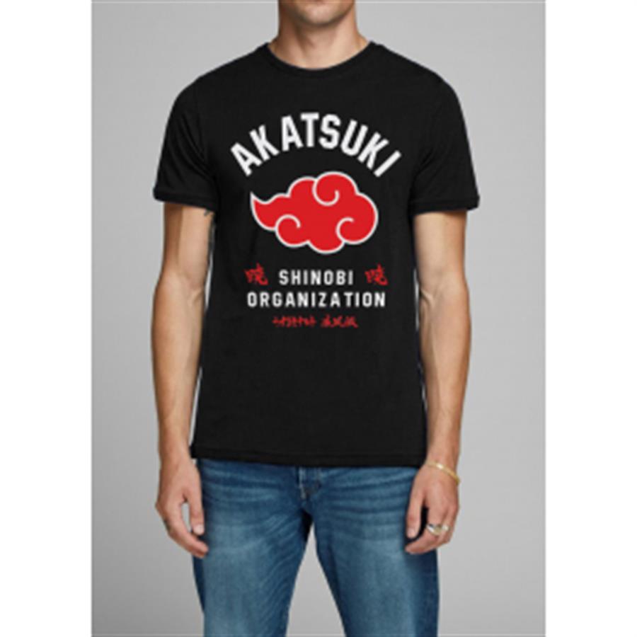 REMERA NARUTO AKATSUKI SHINOBI ORGANIZATION NEGRA TALLE M