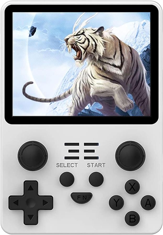 POWKIDDY RGB20S CONSOLA PORTATIL - PANTALLA IPS - 128GB - 20.000 JUEGOS - BLANCO