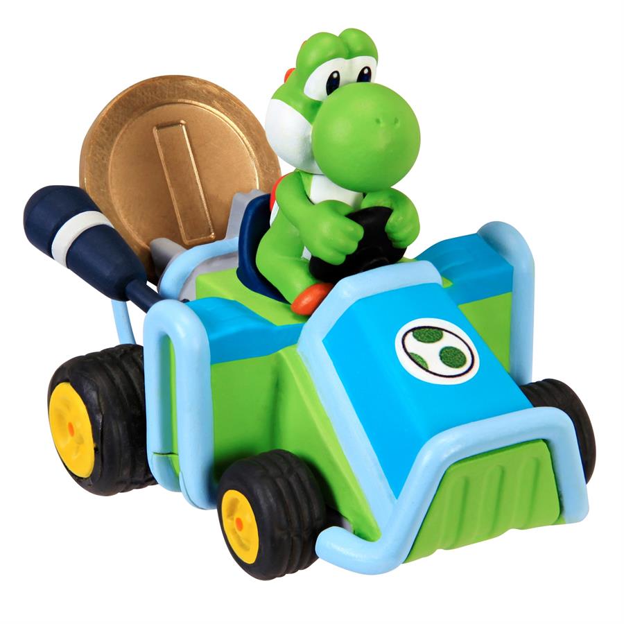 JAKKS MARIO KART YOSHI COIN RACERS RETROFRICTION
