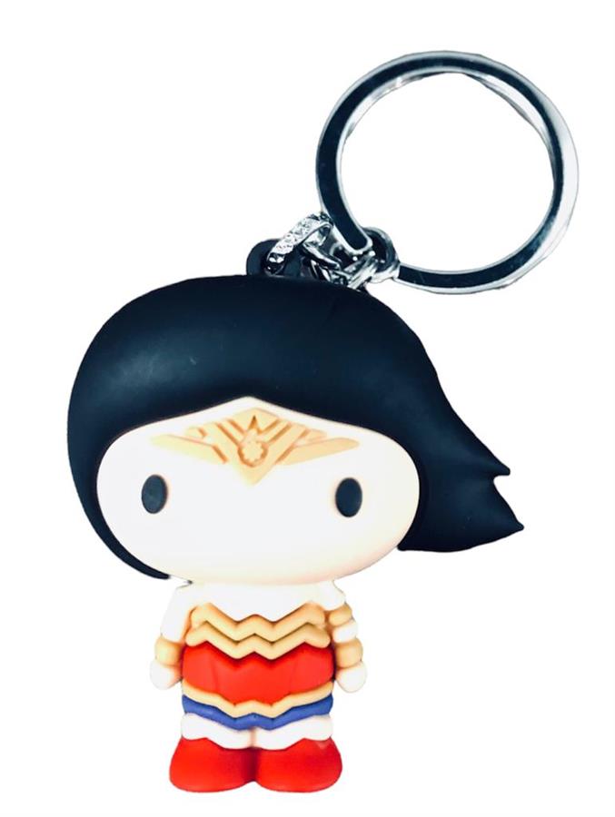 LLAVERO DC WONDER WOMAN GOMA 3D