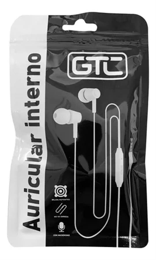 GTC AURICULAR INTERNO HSG-191 BLANCO