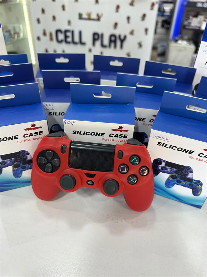 NIPPONGAME FUNDA JOYSTICK PS4 SILICONA ROJO