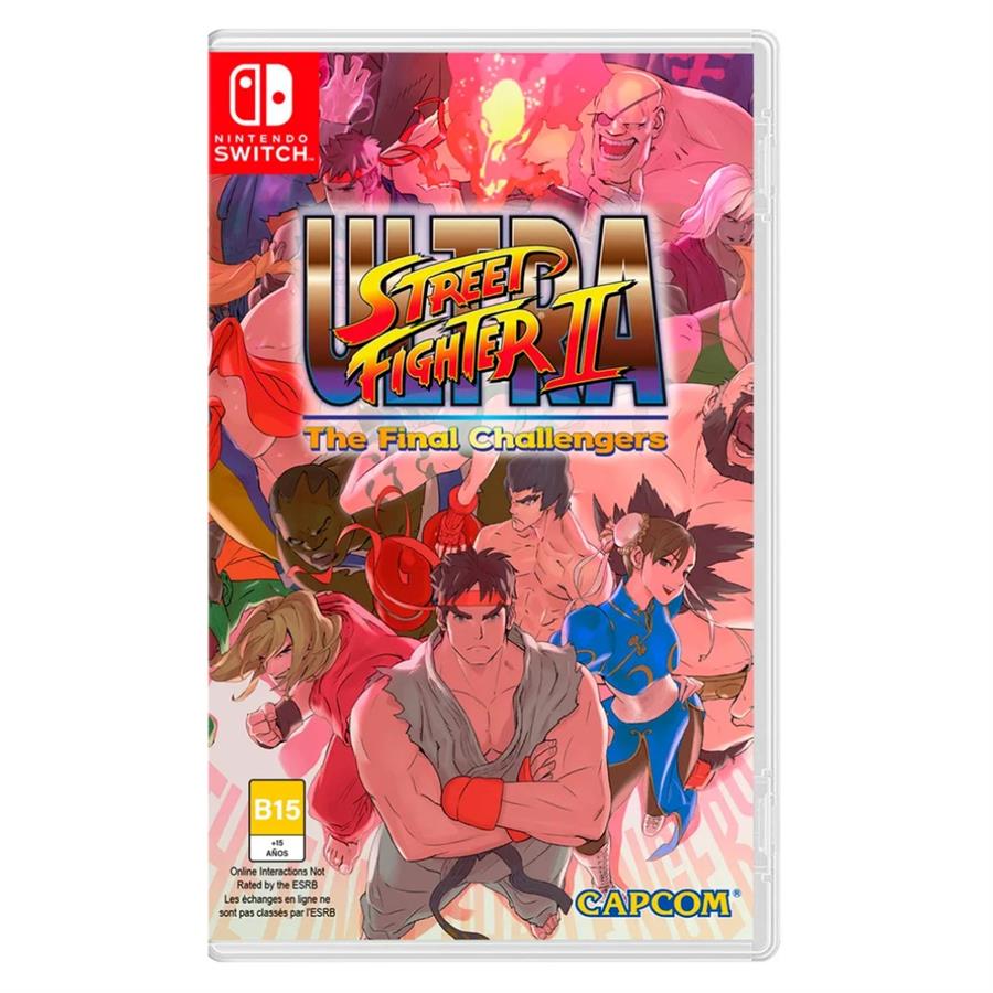 ULTRA STREET FIGHTER II THE FINAL CHALLENGERS JUEGO NINTENDO SWITCH ABIERTO