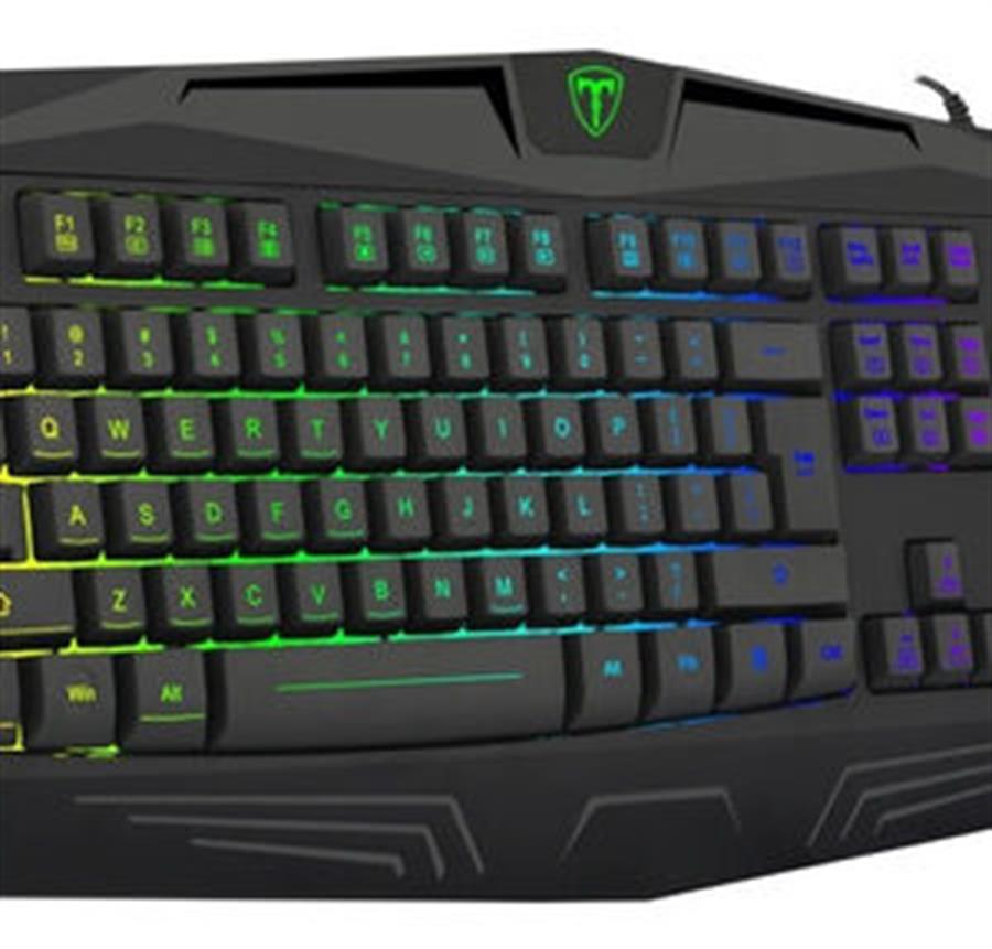 T-DAGGER TECLADO TANKER T-TGK106 RAINBOW BLACK