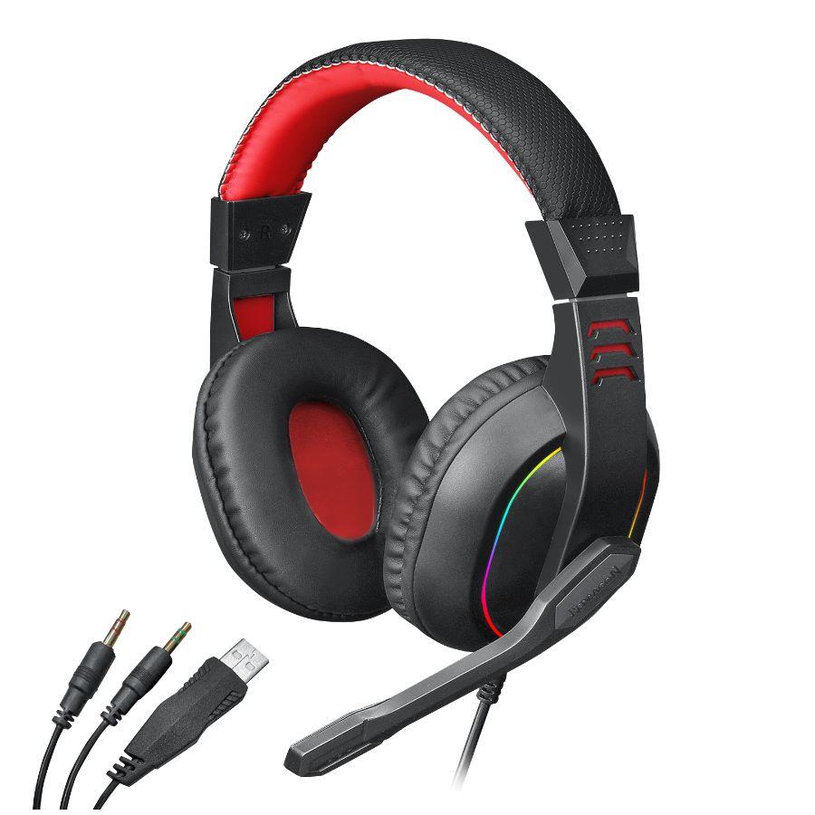 REDRAGON HEADSET GAMER ARES RGB H120-RGB