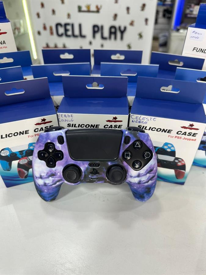 NIPPONGAME FUNDA JOYSTICK PS4 SILICONA GALAXIA