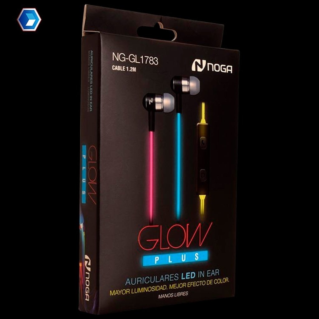 NOGA AURICULARES LED GLOW PLUS NG-GL1783