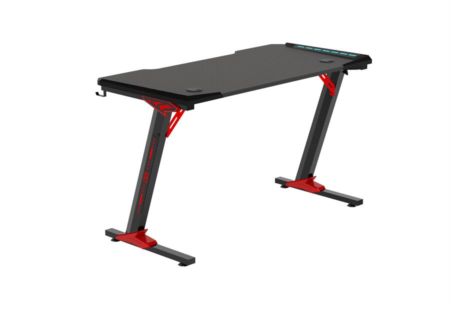 GTC MESA GAMER GTA-002 CON LUCES Y APOYA VASO