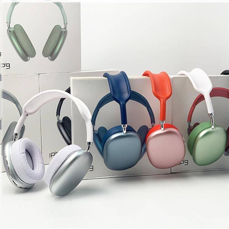 AURICULAR BLUETOOTH VINCHA P9 SIMIL APPLE AIR POD MAX COLORES VARIOS