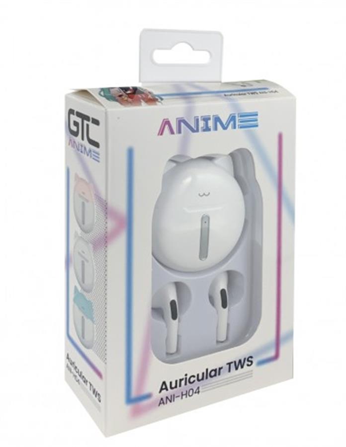 GTC AURICULAR TWS ANIME ANI-H04-B BLANCO