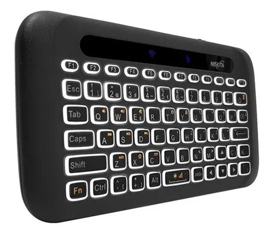 NISUTA TECLADO WIRELESS BACKLIT TUOCH PAD KEYBOARD SMART TV NS-WIKTV20