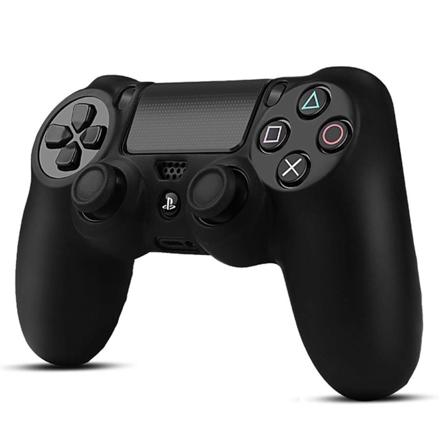 GENERICA FUNDA JOYSTICK PS4 SILICONA NEGRA