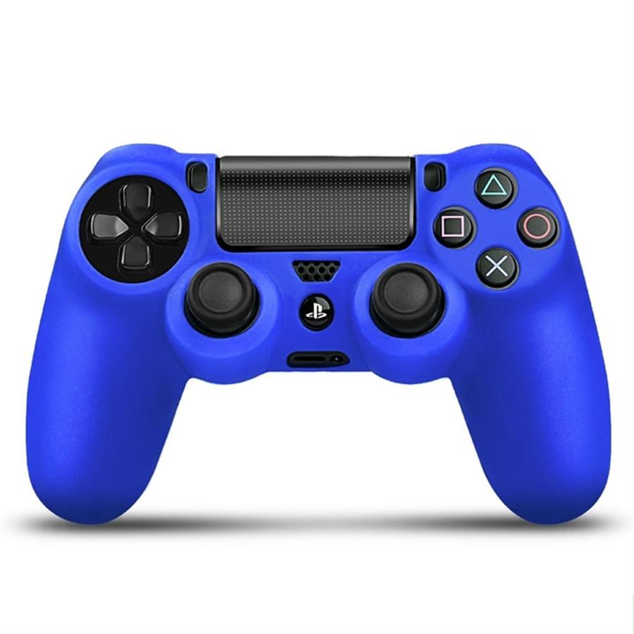 GENERICA FUNDA JOYSTICK PS4 SILICONA AZUL