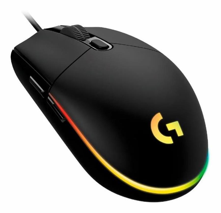 LOGITECH MOUSE G203 LITHSYNC BLACK