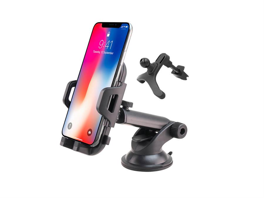 NISUTA SOPORTE DE CELULAR PARA PARABRISAS Y VENTILETE DEL AUTO NS-SOCE3