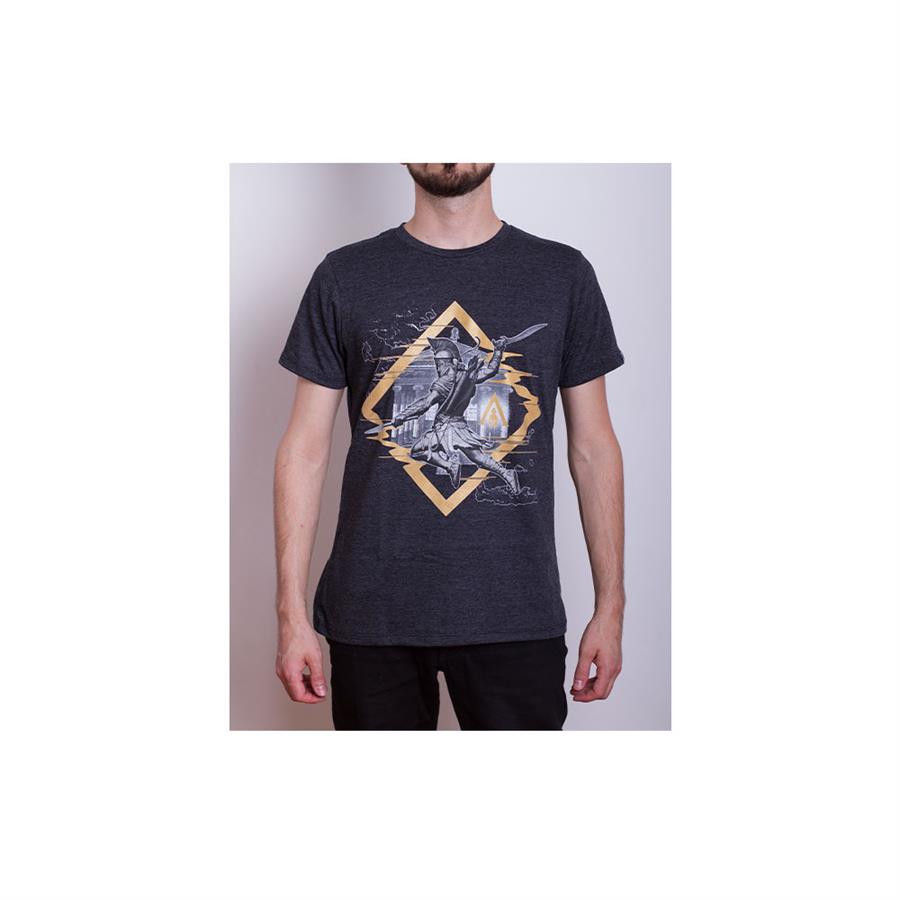 REMERA ASSASSIN S CREED ODYSSEY JUMP UNISEX GRIS OSCURO XL