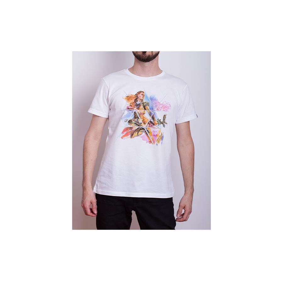 REMERA HORIZON ZERO DAWN ALLOY BOW UNISEX BLANCA M
