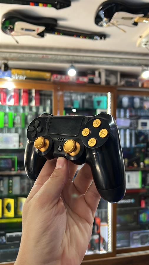 KIT BOTONES LUGGER X4 ALUMINIO DORADO + ANALOGICOS DORADO X 2 + COLOCACION