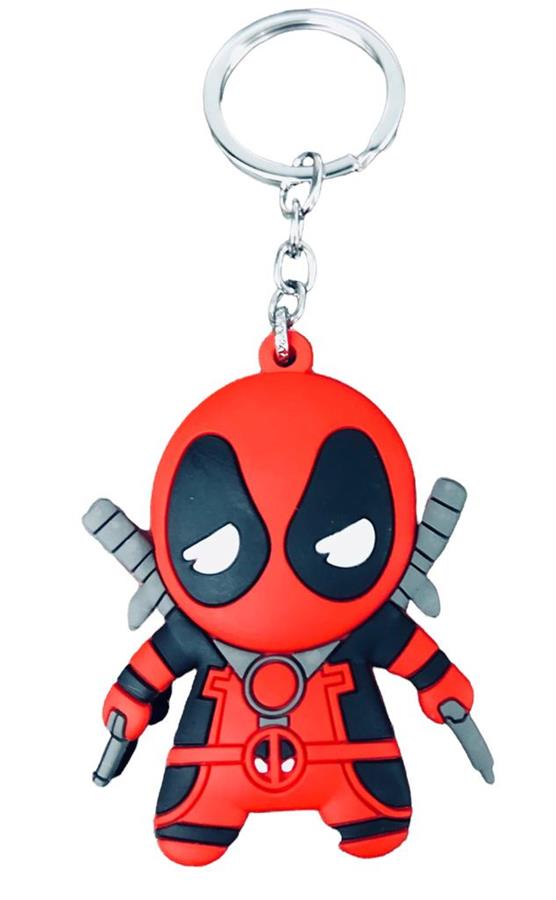 LLAVERO MARVEL DEADPOOL GOMA