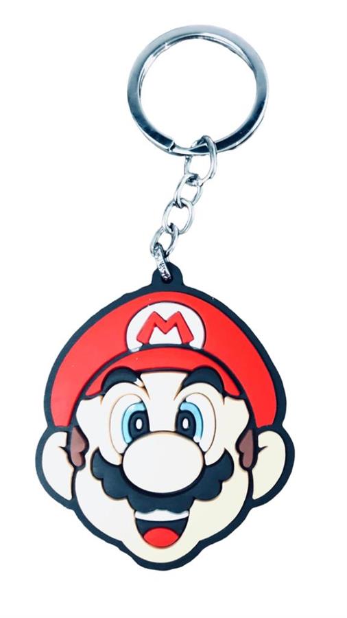 LLAVERO MARIO BROSS CABEZA GOMA