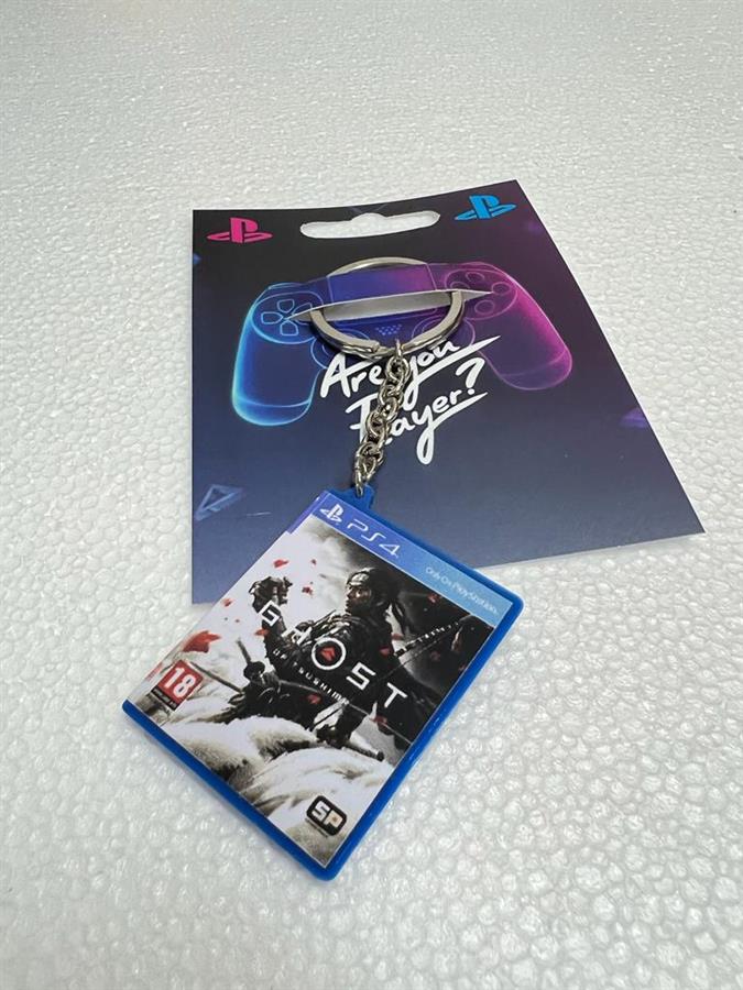 LLAVERO DE JUEGOS 3D GHOST OF TSUSHIMA PS4
