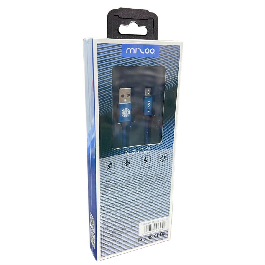 MIZOO DATA CABLE 100 CM D56 MICRO USB AZUL