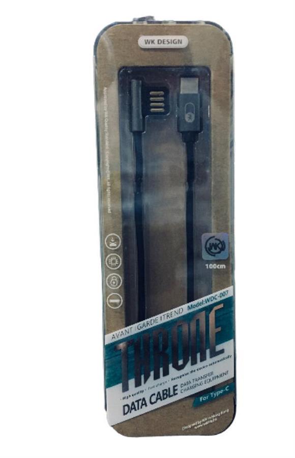 WK THRONE DATA CABLE TIPO C 1 METRO