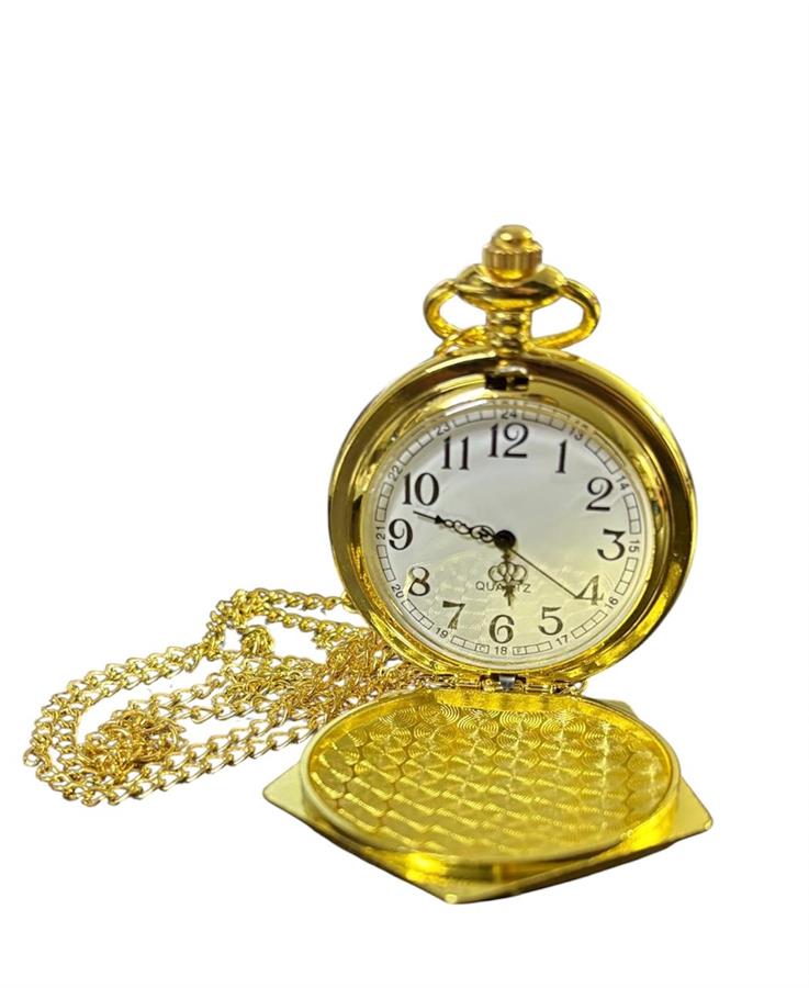 HARRY POTTER CHOCOLATE FROG RELOJ DE BOLSILLO DE CUARZO CON CADENA