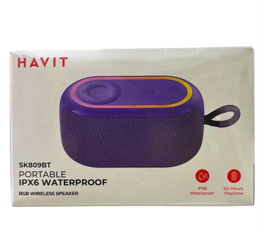 HAVIT PARLANTE WIRELESS IPX6 WATERPROOF SK809BT-VT VIOLETA