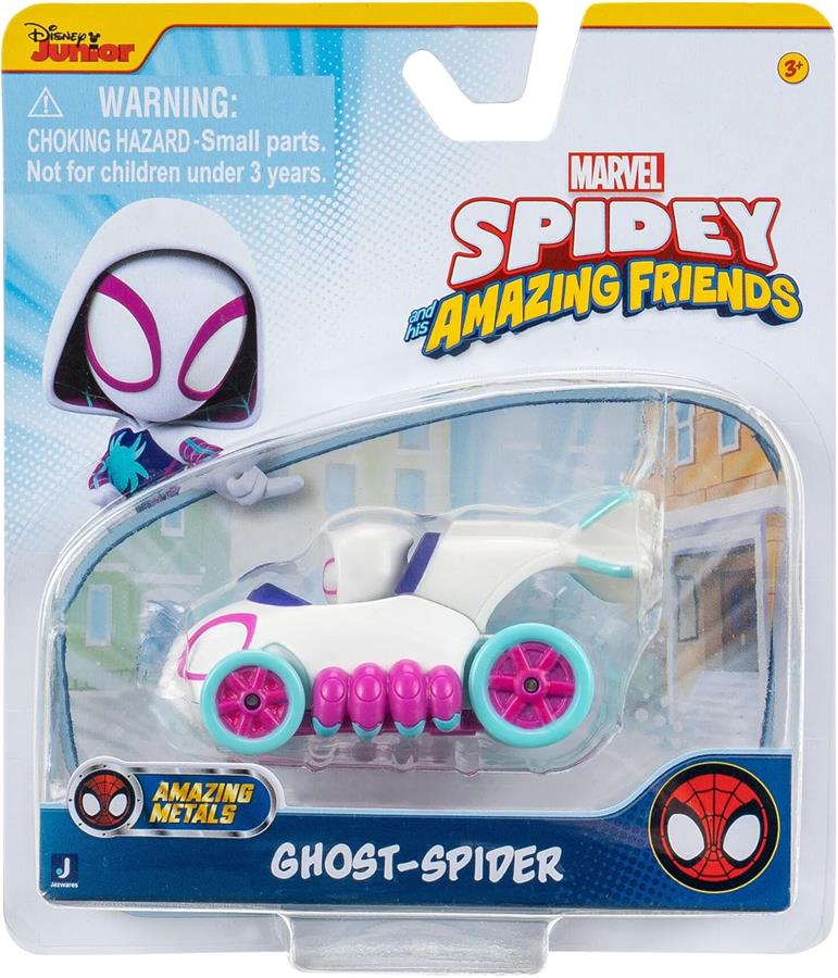 JAZWARES MARVEL SPIDEY AND HIS AMAZING FRIENDS METALS GHOST-SPIDER
