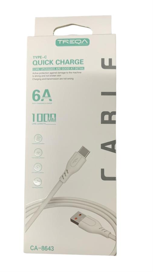 TREQA CABLE 1 M USB-TIPO C CA-8643