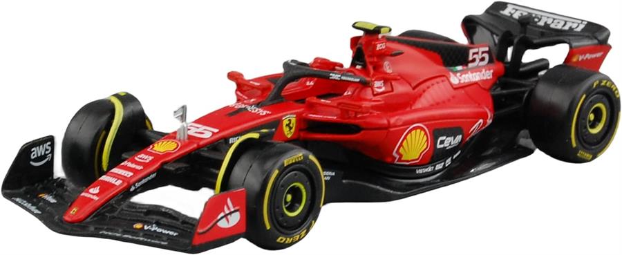 BURAGO FORMULA RACING  ESCALA 1/43 FERRARI SF-23 AUTO 55 SAINZ