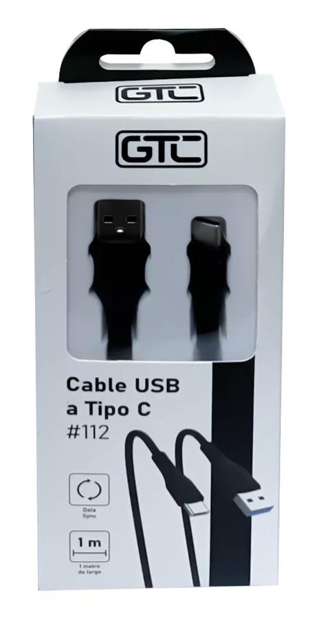 GTC CABLE DE DATOS USB A TIPO C #112 1 METRO