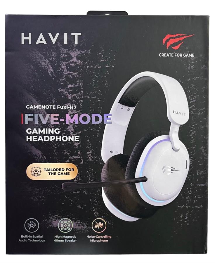 HAVIT AURICULAR WIRELESS FIVE-MODE FUXI-H7 -WB BLANCO