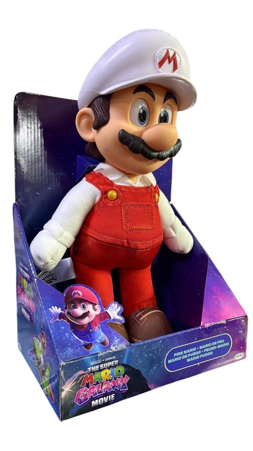JAKKS THE SUPER MARIO GALAXY MOVIE FIGURA CABEZA PLASTICA 36 CM MARIO DE FUEGO