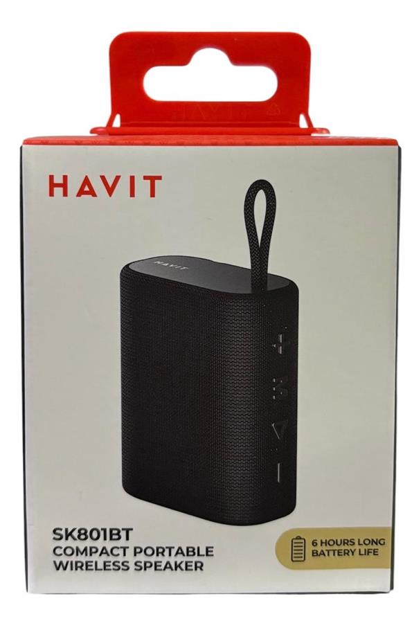 HAVIT PARLANTE WIRELESS SK801BT-BK NEGRO
