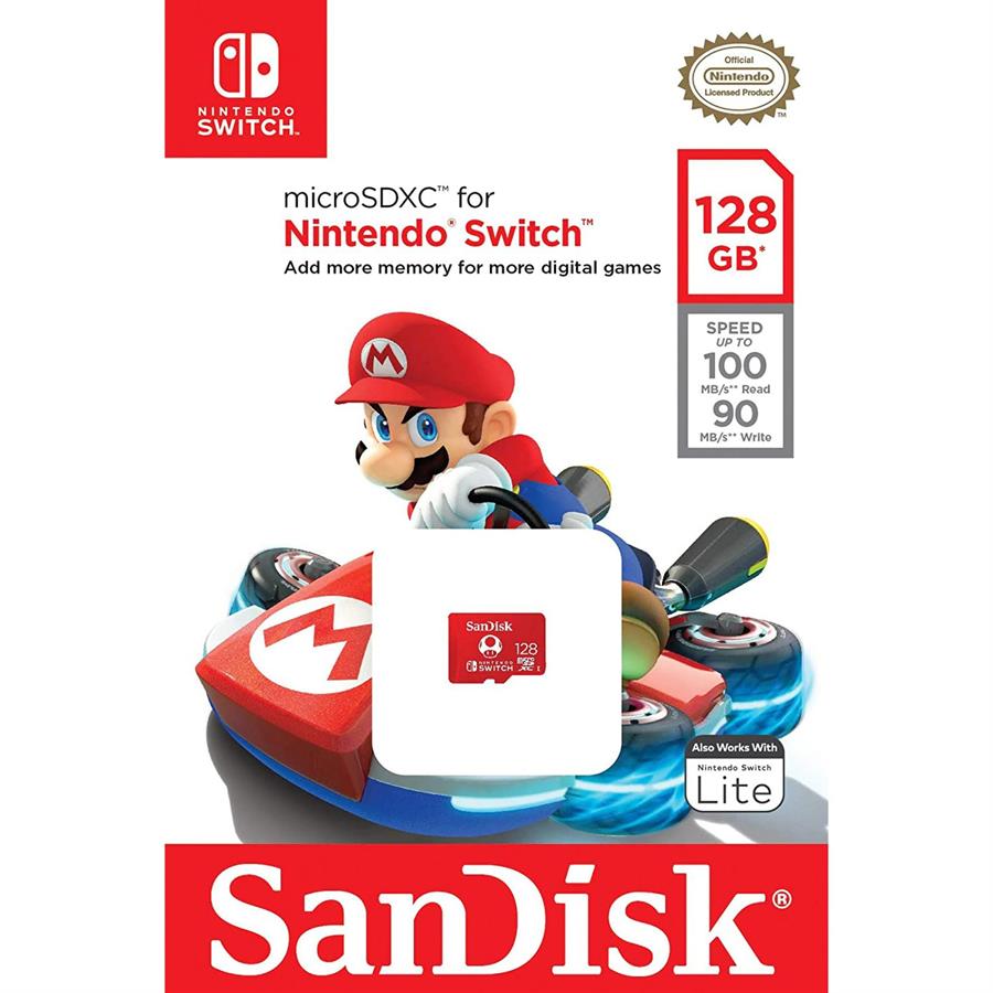SANDISK MEMORIA NINTENDO SWITCH MICRO SDXC 128 GB