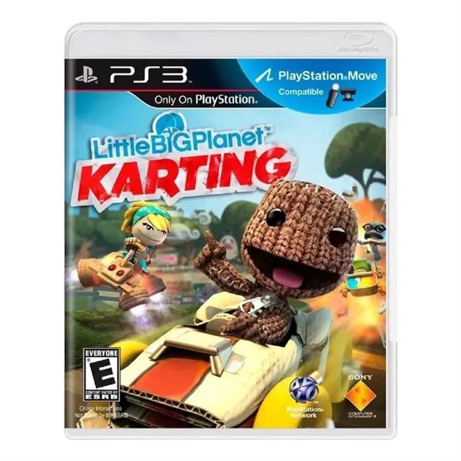 LITTLE BIG PLANET KARTING JUEGO PS3 ABIERTO