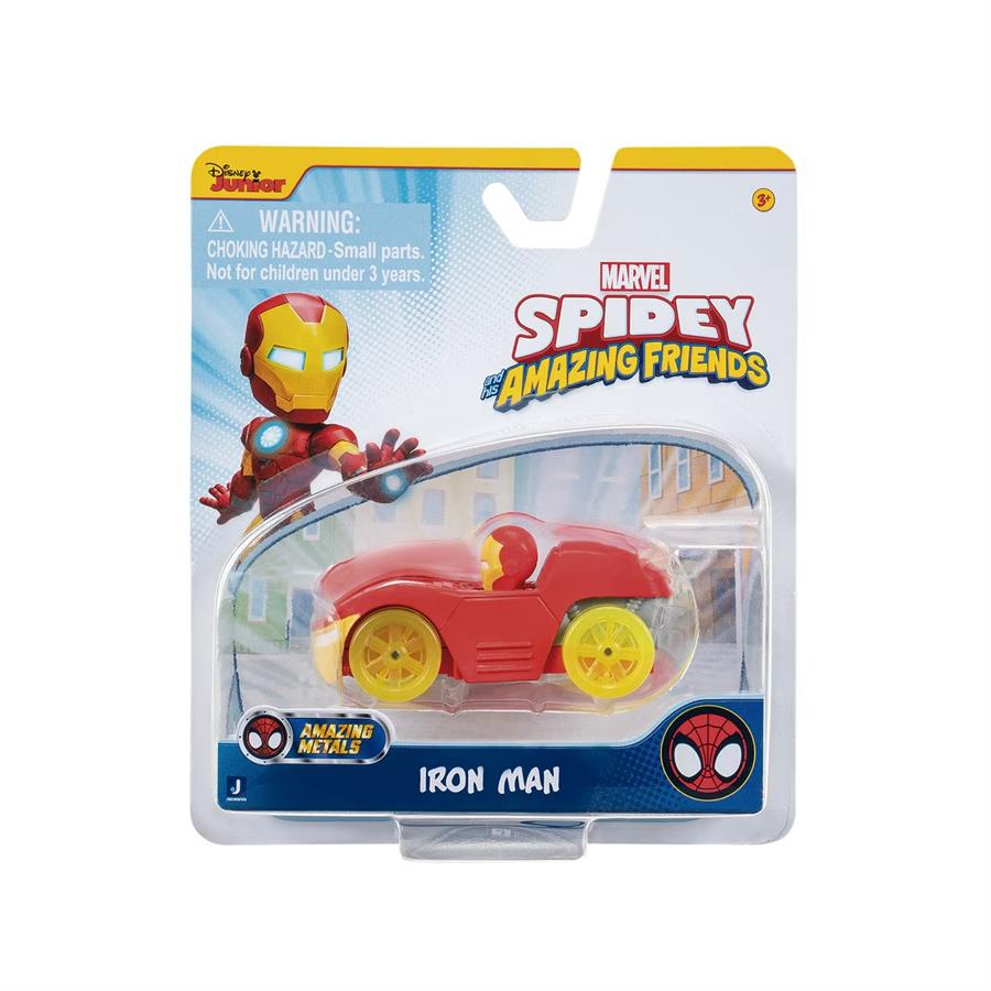 JAZWARES MARVEL SPIDEY AND HIS AMAZING FRIENDS METALS IRON MAN