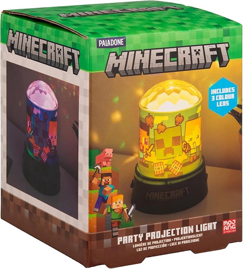 PALADONE MINECRAFT LAMPARA PARTY PROJECTION LIGHT