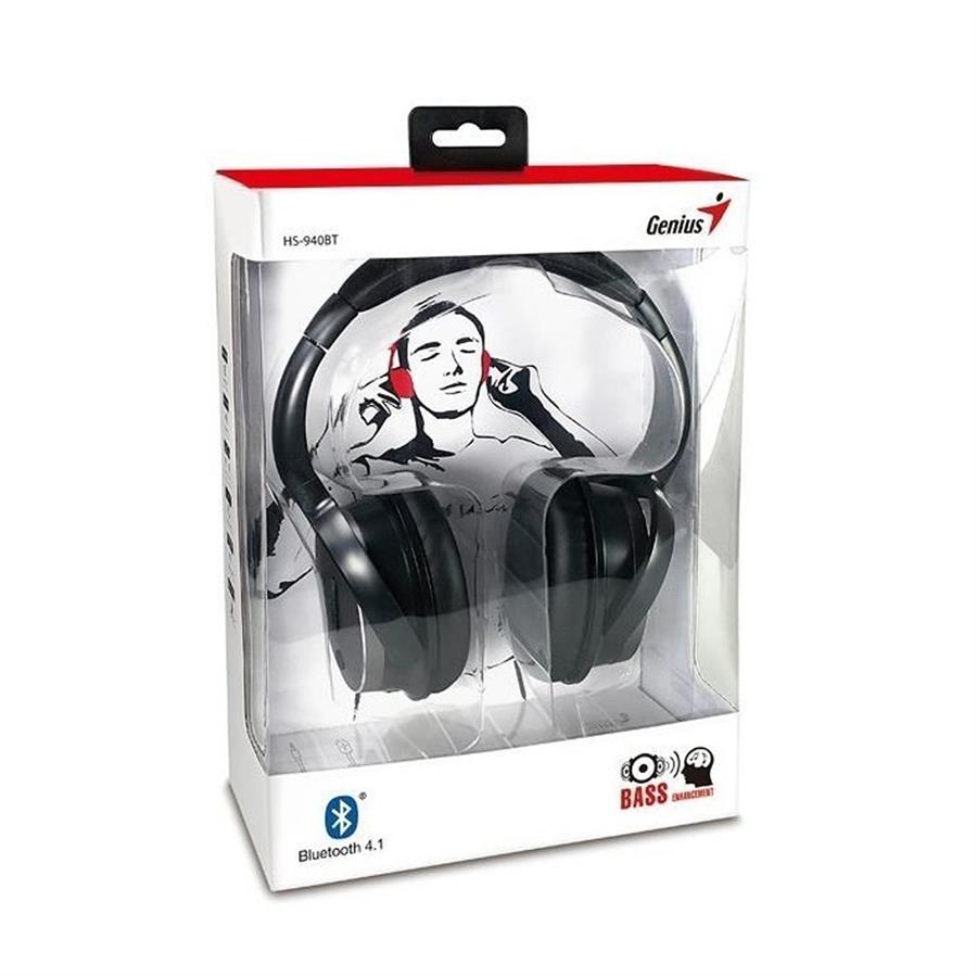 GENIUS AURICULAR BLUETOOTH HS-940BT NEGRO
