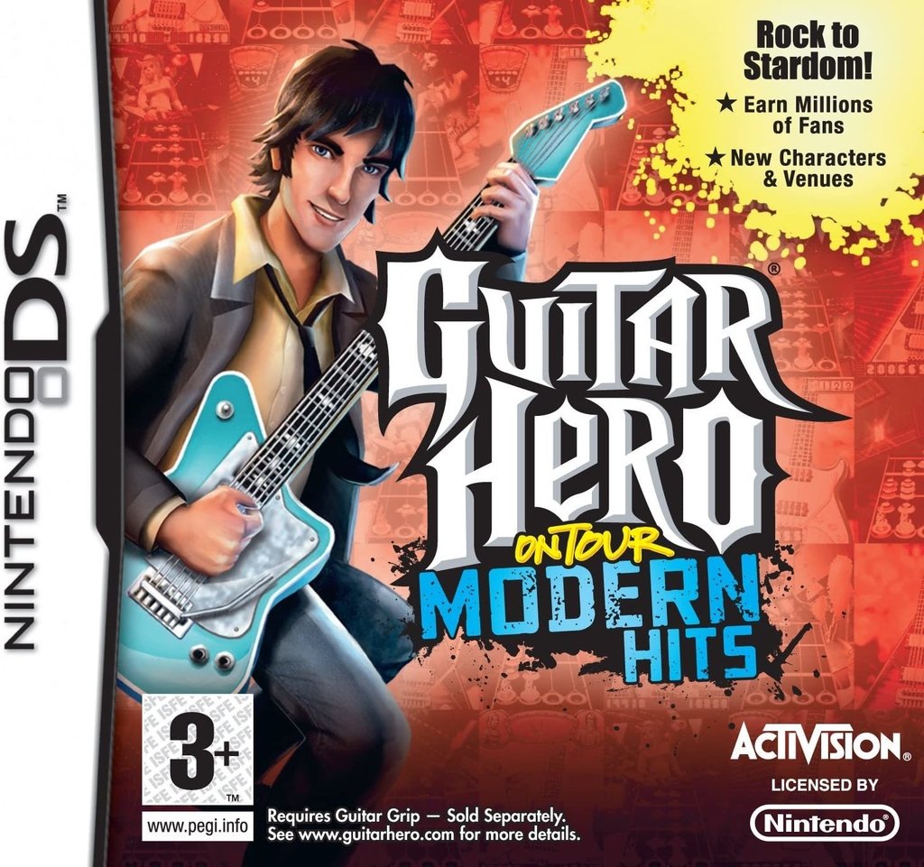 GUITAR HERO ON TOUR MODERN HITS JUEGO DS (SEMI NUEVO)