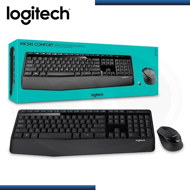 LOGITECH COMBO WIRELESS TECLADO + MOUSE MK345 2.4 GHZ