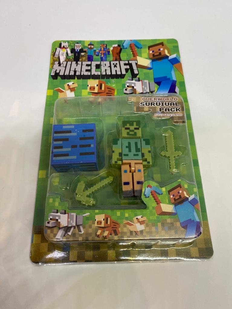 MINECRAFT PERSONAJE CON ACCESORIOS