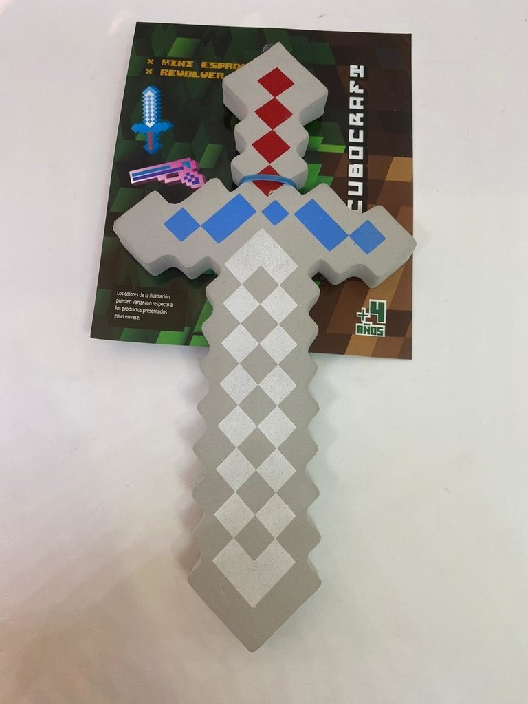MINECRAFT ACCESORIOS ESPADA CHICA
