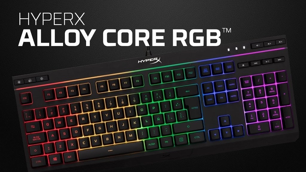 HYPERX TECLADO GAMER ALLOY CORE RGB